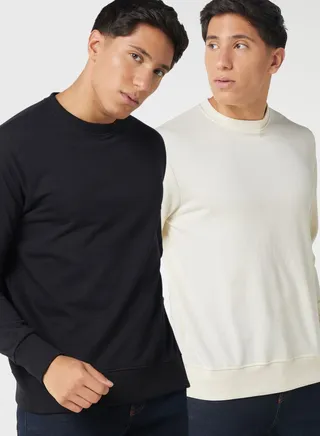 2 Pack Basic Sweatshirt 