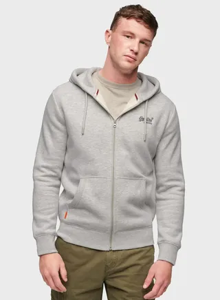 Essential Logo Zip Through Hoodie 