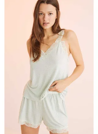 Short lace pajamas 