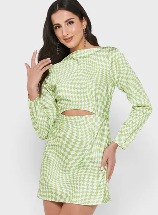 Cut Out Detail Dress