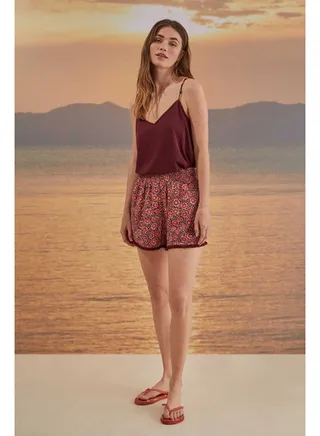 Garnet print shorts 