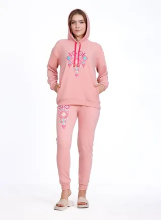 Distinctive winter pajamas 8043 