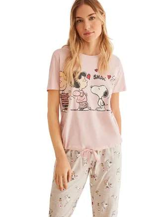 cotton Snoopy pajamas 