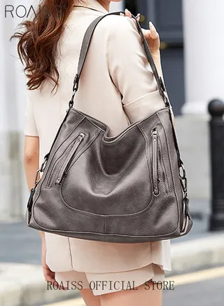 Large Crossbody Bags Ladies Shoulder Handbags Purse Set for Women Hobo Totes PU Leather Purses and Handbags Shoulder Bag Vegan Leather Tote 