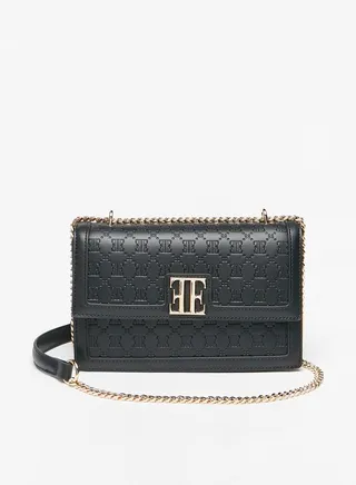 Women's Monogram Embossed Crossbody Bag