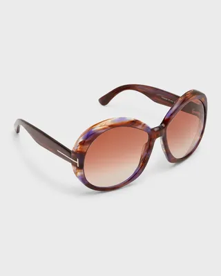 Annabelle Round Acetate Sunglasses
