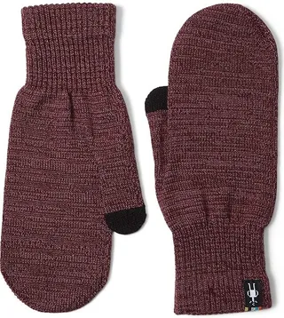 Smartwool Knit Mitt (Argyle Purple Heather) Over-Mits Gloves