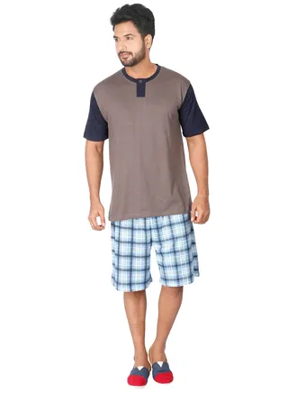 Sleepwear Set For Men, Grey 