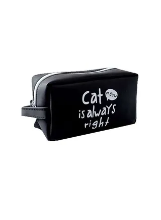 Printed Pencil Case Black/White 