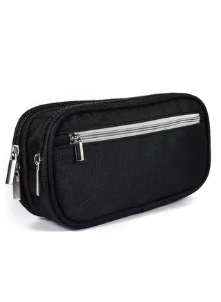 Pencil Case Large Capacity Pencil Cases/Pen Case/Pencil Bag Pouch with Multi Compartments for Boys and Girls Large Capacity Bag Pouch Holder Stationery Desk Organizer with Zipper Black 