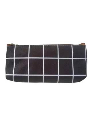 Canvas Pencil Case Black/White 