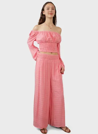 High Waist Wide Leg Pants 