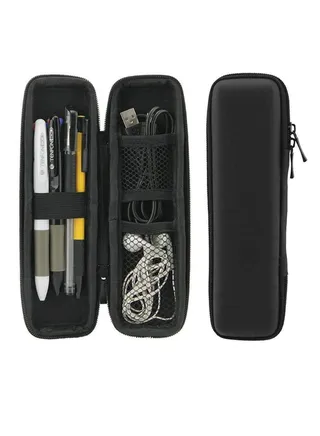 Hard Shell Pen Case, Durable Hard Shell Stylus Pencil Case Holder EVA Hard Pencil Case for Pen Hard Shell Carrying Pen Case Holder for Executive Fountain Pens Black 