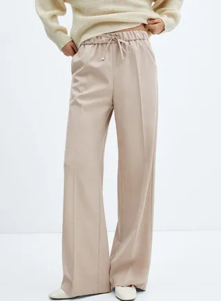Flared High Waist Pants 