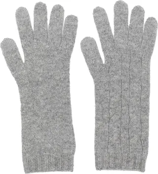 Cable-Knit Cashmere Gloves