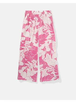 AE Super High-Waisted Cargo Wide-Leg Pant 