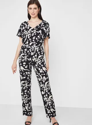 High Waist Printed Pants 