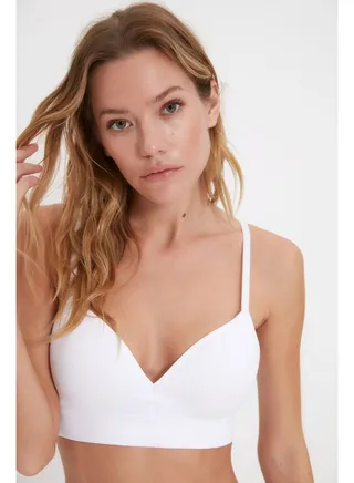 White Seamless/Seamless Covered Bra THMAW22SU0043 