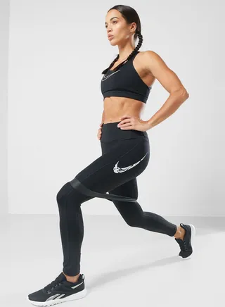 7/8 Deri-Fit Swoosh Hybrid Mid Rise Tights 