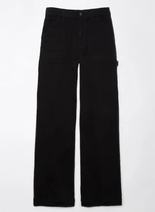 AE Stretch Super High-Waisted Baggy Wide-Leg Pant 