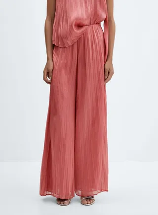Flared Mesh Pants 