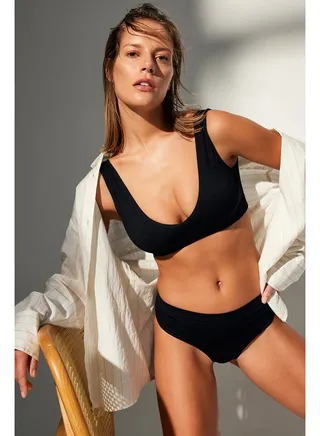 Black Seamless/Seamless Capless Bra THMAW22SU0025 