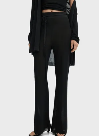 Flared High Waist Pants 