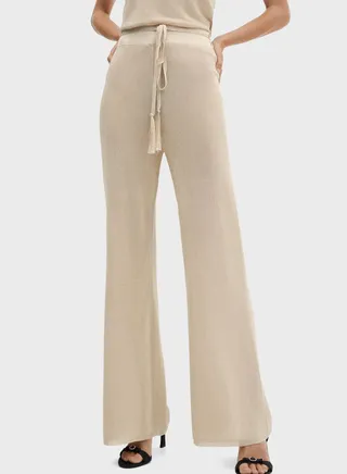 Flared High Waist Pants 