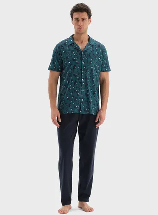 Nightwear Shirt & Trouser Set 