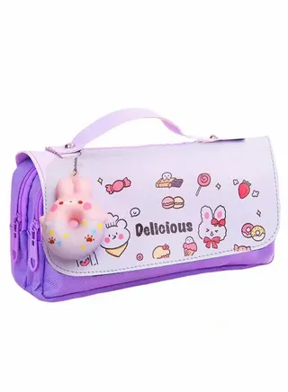 Pencil Case Cute Pen Bag Students Stationery and office Pouch Zipper Bag for Pens 