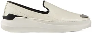 Conley crocodile-embossed loafers