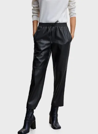 High Waist Pu Pants 