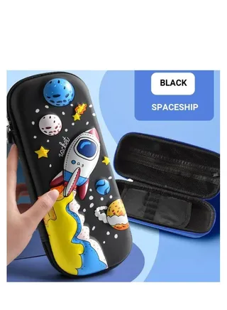 Pencil Case for Boys Girls 3D Decompression Pen Large Aesthetic Pencilcase with Compartments Big Capacity Pouch Cute Bag Office Box Organizer Secondary School 
