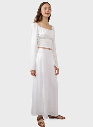 High Waist Wide Leg Pants
