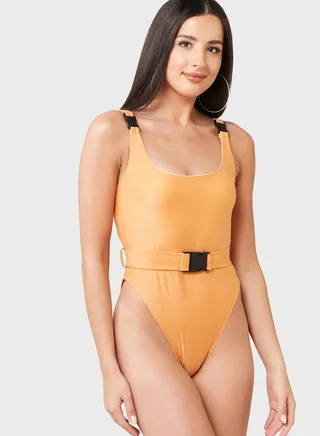 Swimsuit With Belt Detail 