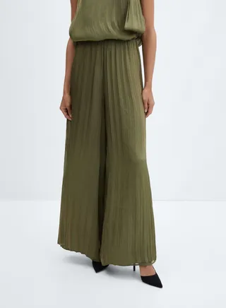 Flared Mesh Pants 