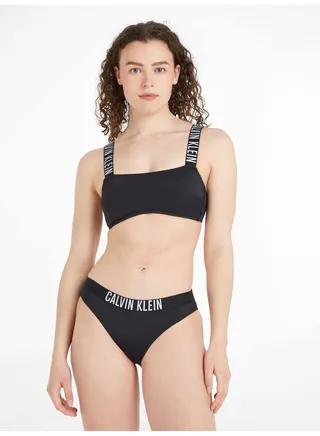 Women's Bandeau Bikini Top - Intense Power, Black 