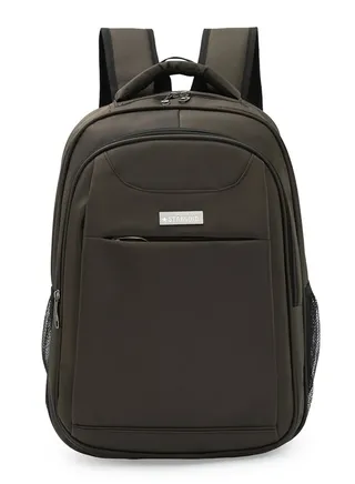 Polyester Light Weight Unisex 18 Inch Backpack with Laptop Compartment Casual Hiking Travel Bag for Business College School Students 