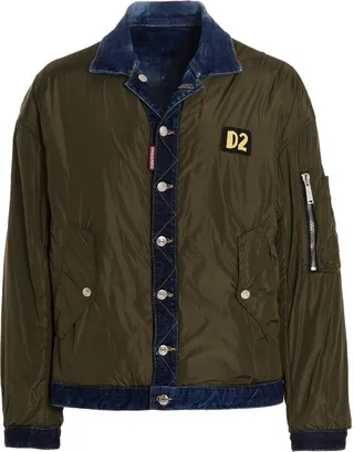 Dsquared2 Reversibile Padded Bomber Jacket