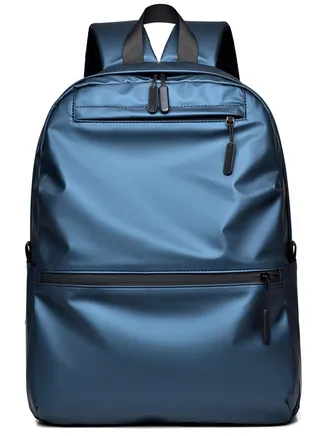 Qiccijoo Laptop Backpack for Men or Women, Water Resistant Travel Backpacks,Fashion Slim Durable College School Backpacks Fits 15.6 Inch Laptop Business Travel Anti Theft Bookbag Gift(Blue) 