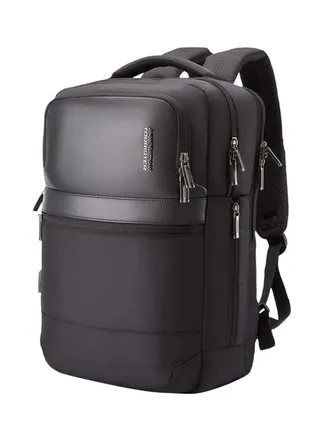 American Tourister rubio polyester zip closure laptop backpack 