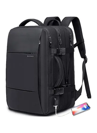 Travel Backpack, Carry On Backpack Durable Convertible Duffle Bag Fit For 17.3 Inch Laptop For Men And Women… 