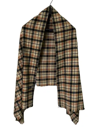 Plaid Check/Carreau/Stripe Pattern Winter Scarf/Shawl/Wrap/Keffiyeh/Headscarf/Blanket For Men & Women - XLarge Size 75x200cm - P06 Camel 
