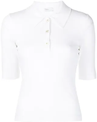 Short-Sleeve Cotton Polo Shirt
