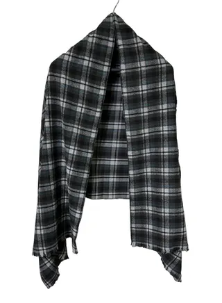 Plaid Check/Carreau/Stripe Pattern Winter Scarf/Shawl/Wrap/Keffiyeh/Headscarf/Blanket For Men & Women - XLarge Size 75x200cm - P06 Dark Brown 