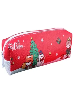 Pouch Pen Organizer Snowman Storage Bag Cartoon Pencil Case Student Gift  Pencil Bag 