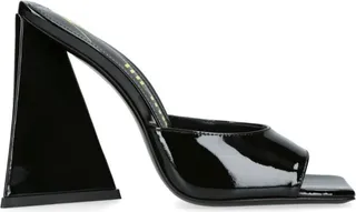 The Attico Patent Leather Devon Mules 115