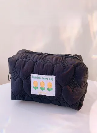 Portable Pencil Case Kawaii Student Large-capacity Stationery Box School Supplies Cloth Pencil Bag 
