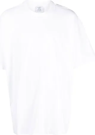 logo-embroidered cotton T-shirt