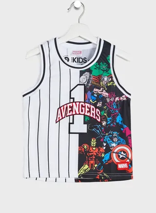 Kids The Avengers Basketball Tank Vest 